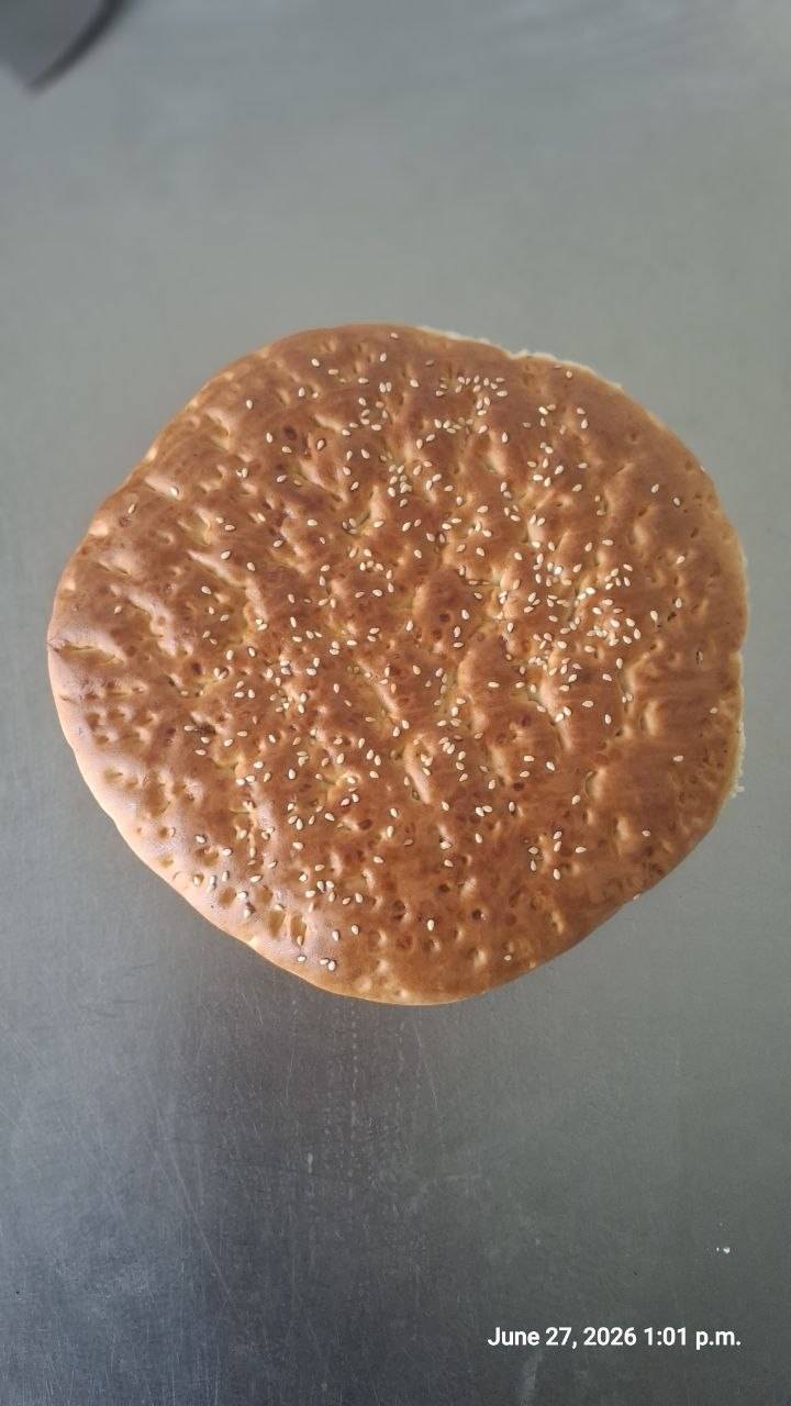 نان شیرمال گرد