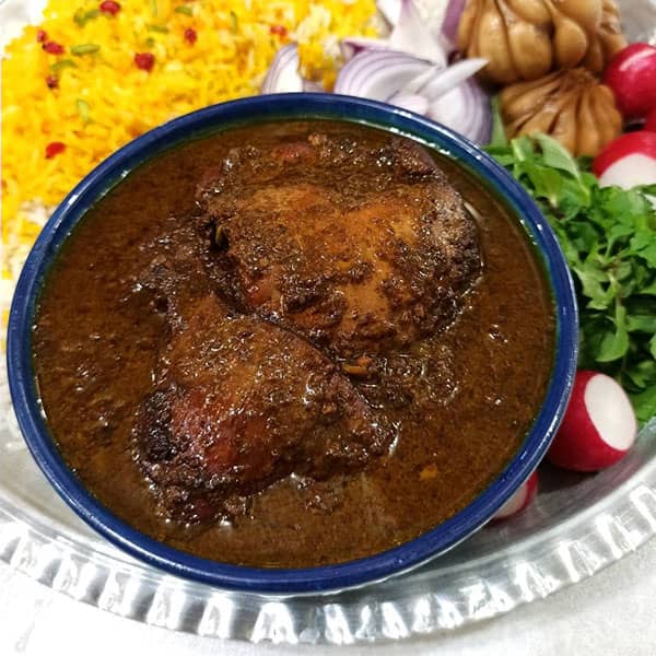 خورشت فسنجان با بوقلمون