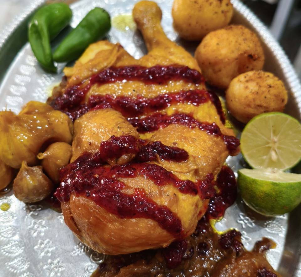 خوراک مرغ مشهدی (کره پز)