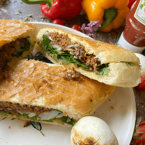 پنینی رست بیف .. roast beef panini 