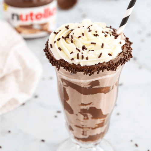 نوتلا شیک  nutella miklshake