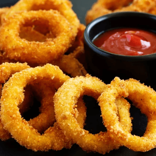 پیاز سوخاری .. onion rings 